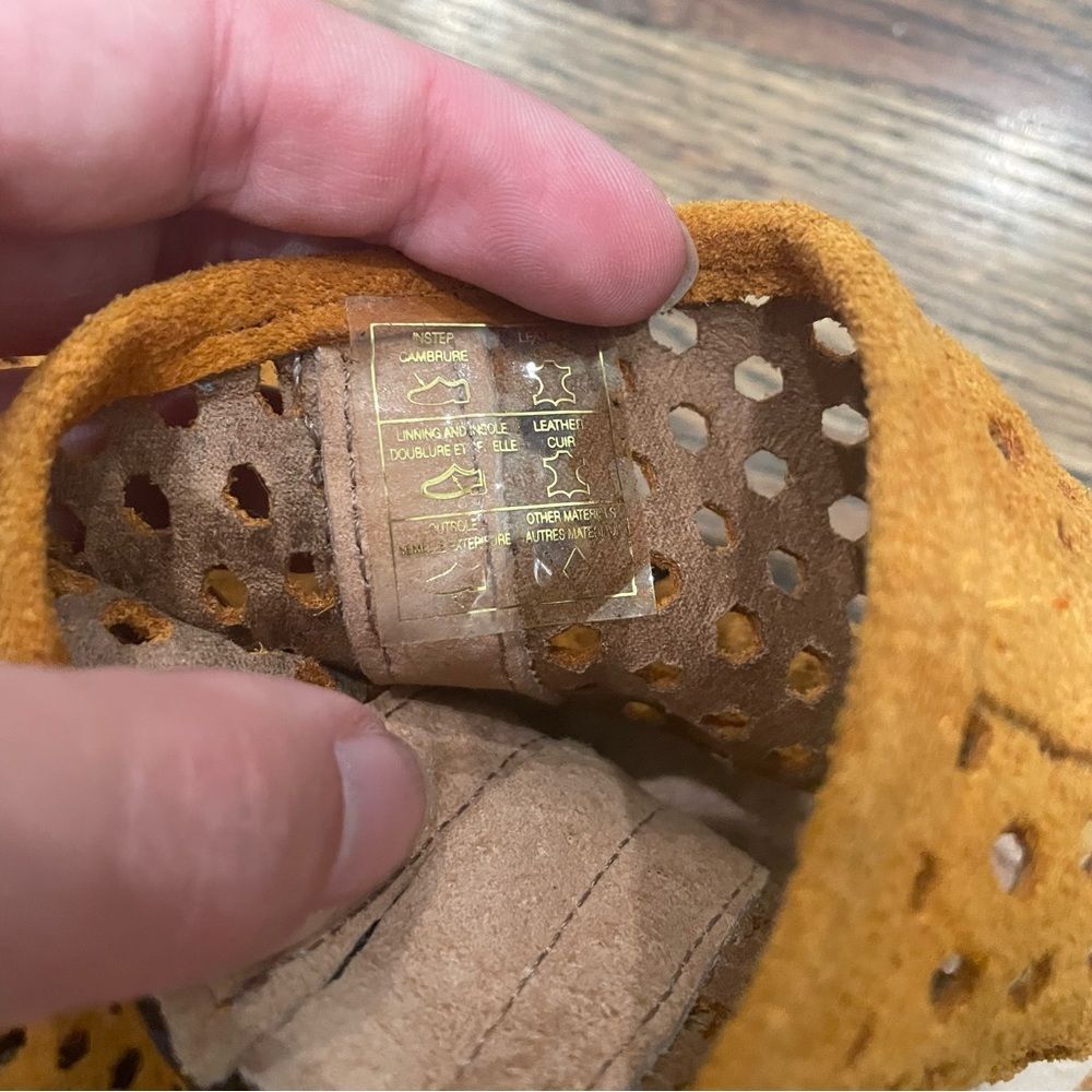 MUSSE & CLOUD Aria Ankle Boot Sandals Perforated Suede Open Toe Zip Up Sandals - Picture 11 of 11
